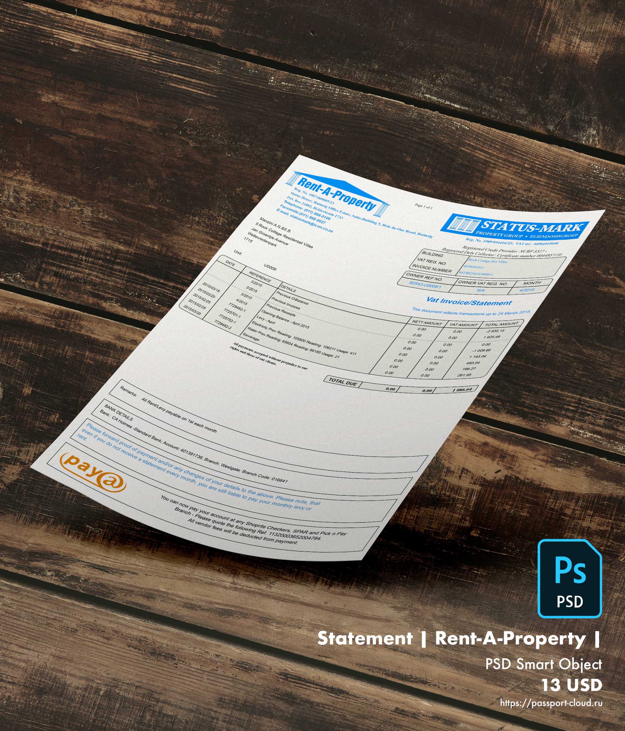 Statement | Rent-A-Property | South Africa |