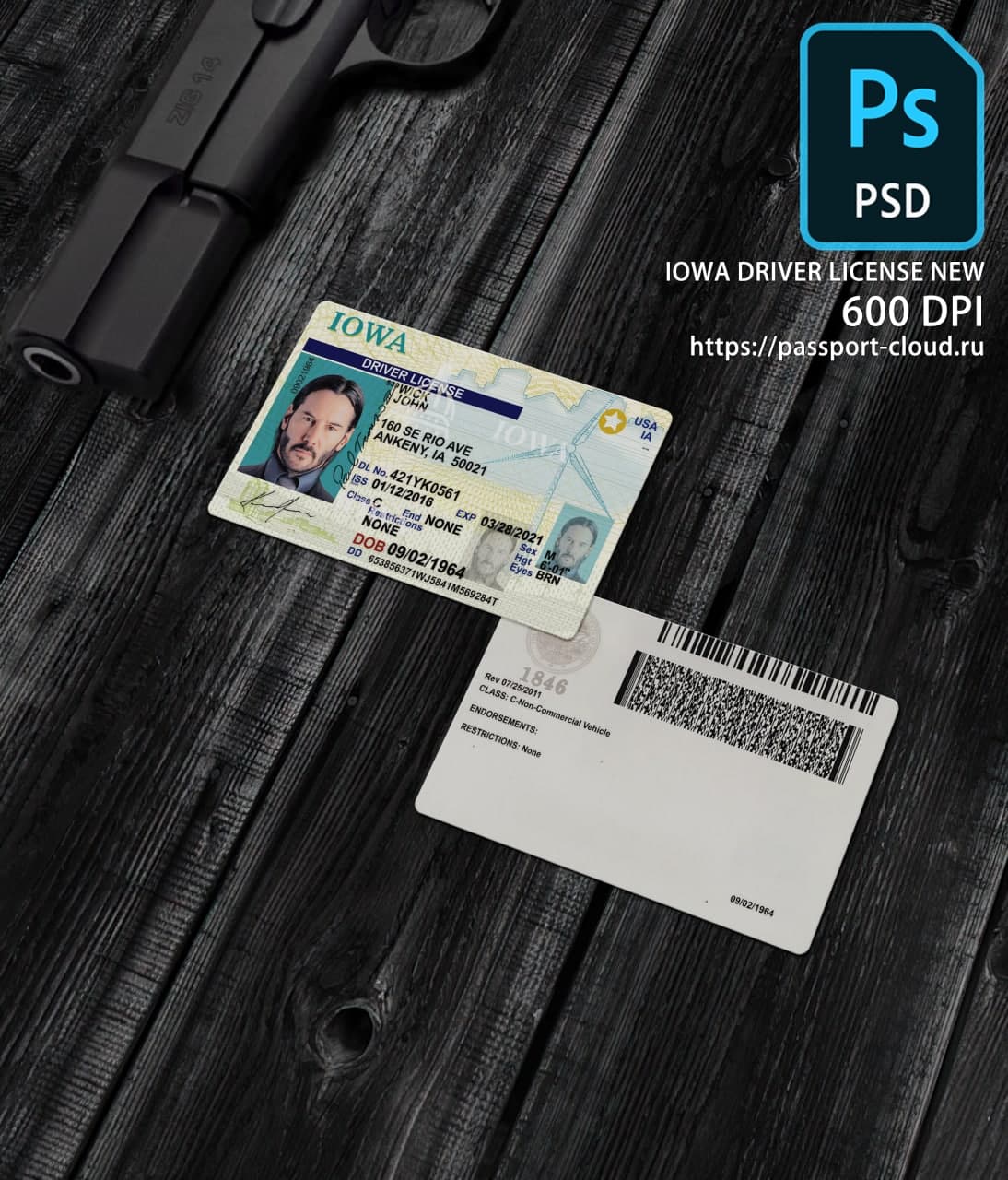 Iowa Driver License OLD
