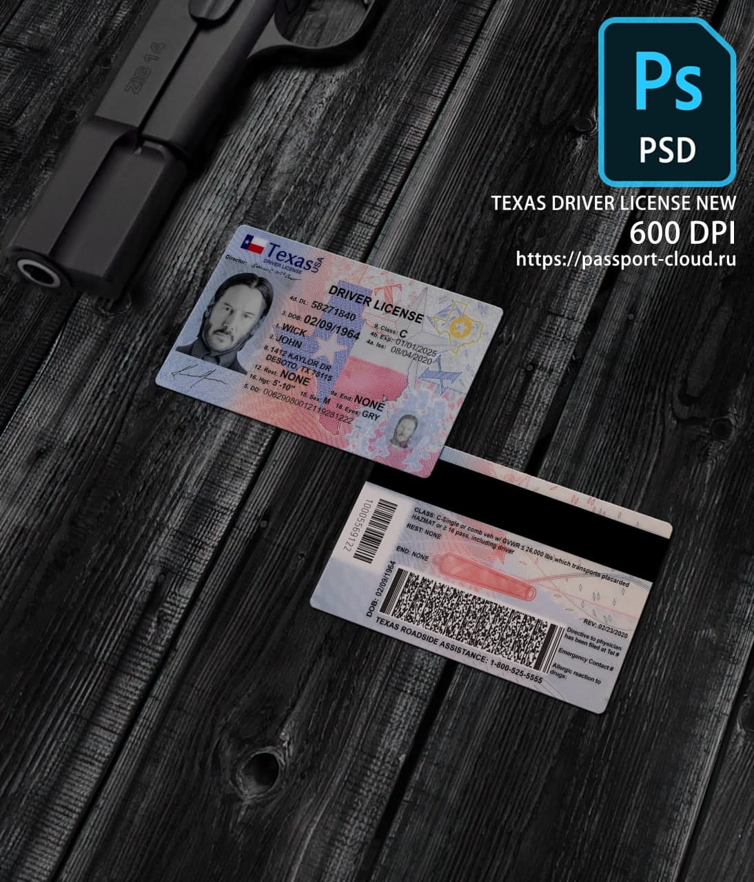 Texas Driver License NEW