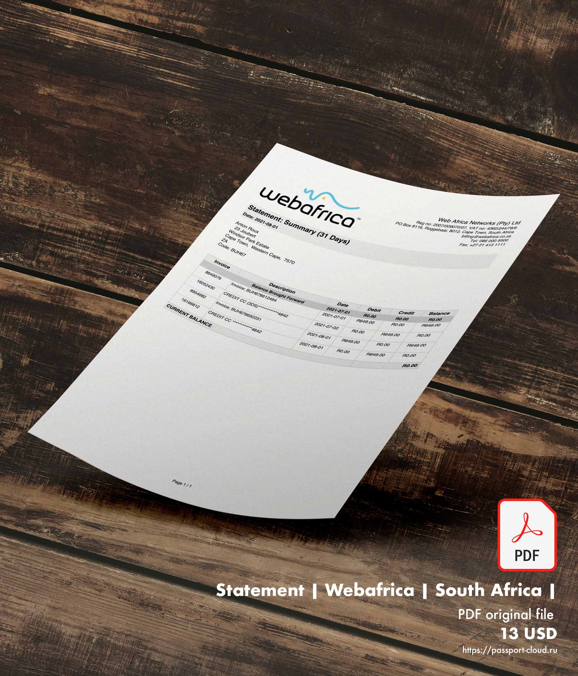 Statement | Webafrica | South Africa |