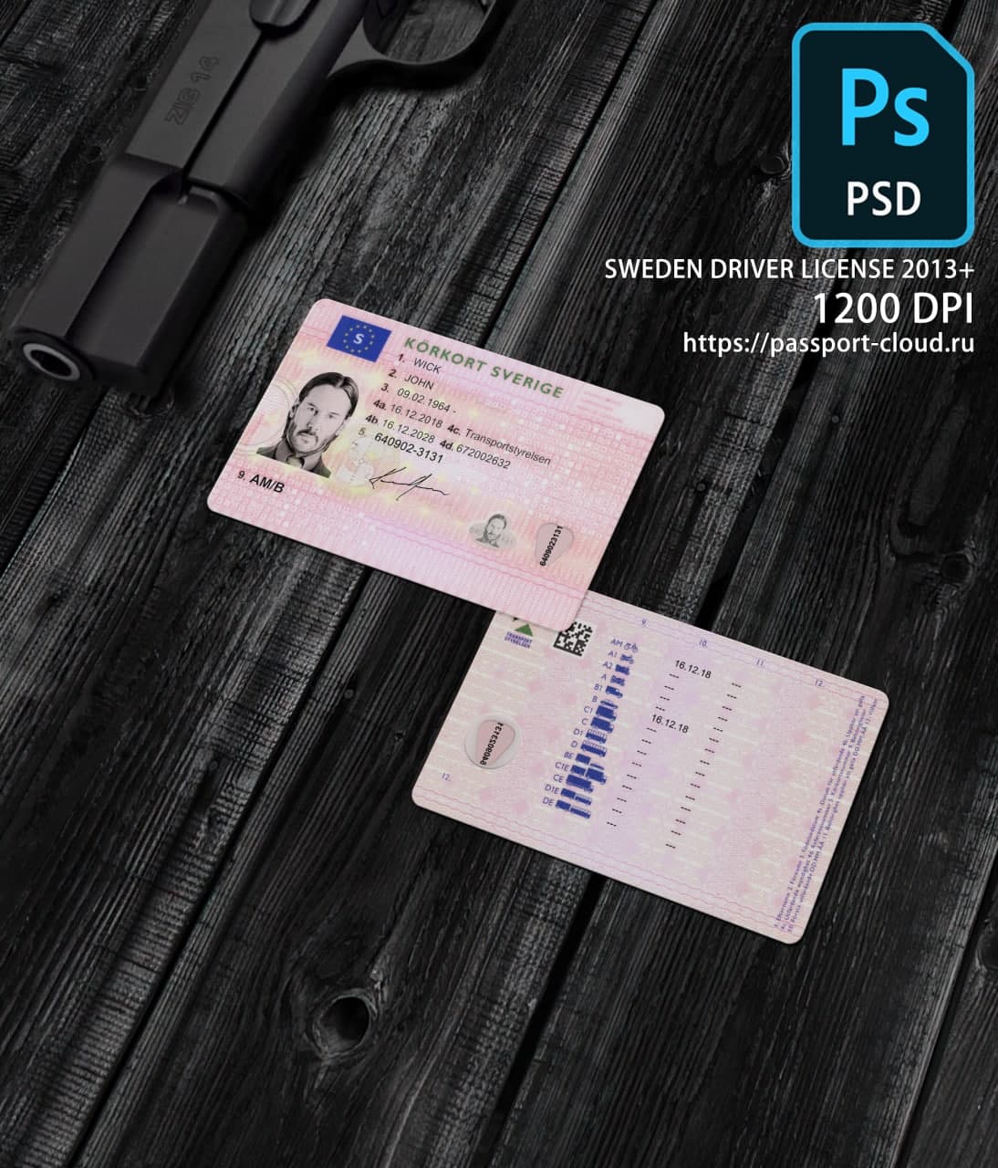 Sweden Driver License 2013+