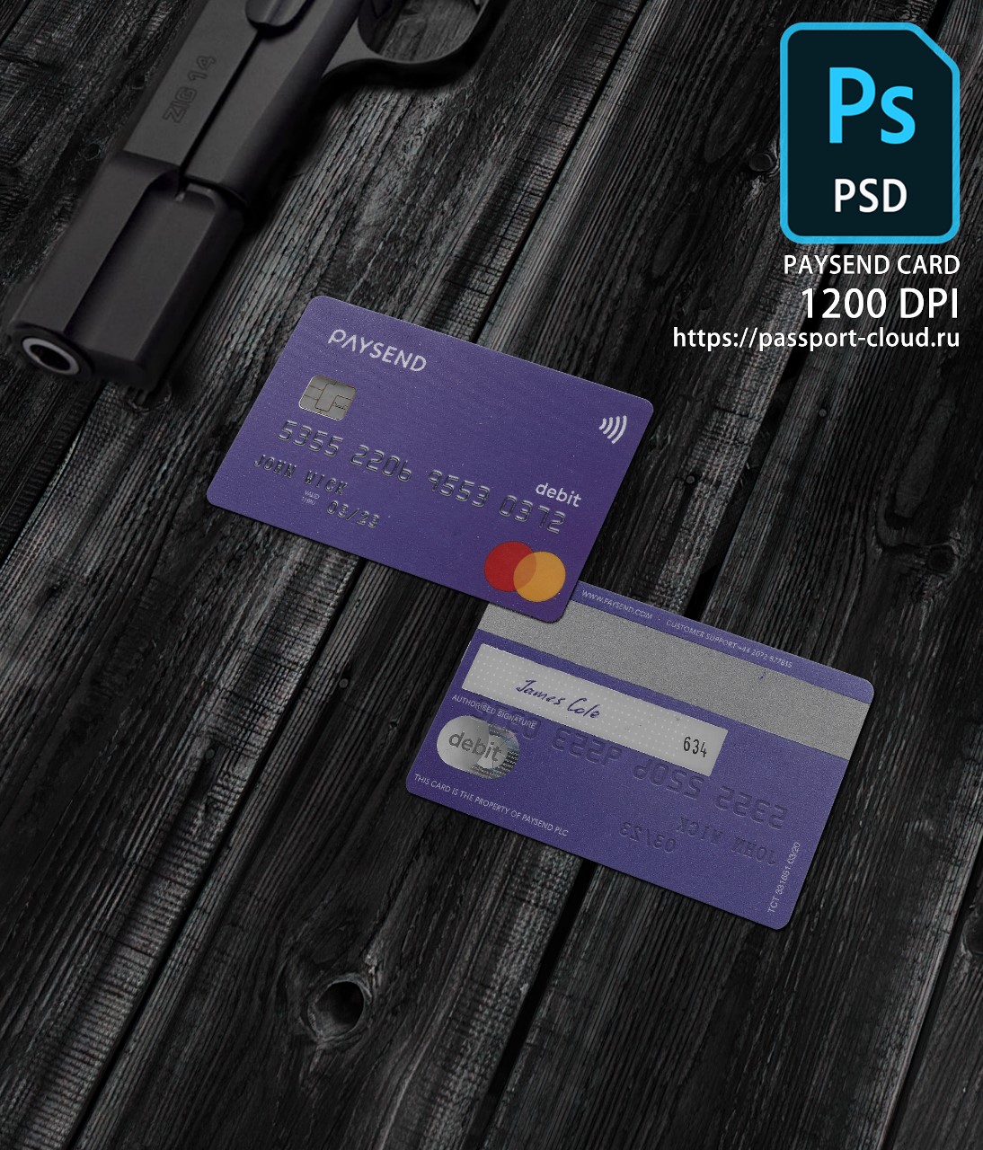 Paysend Card PSD