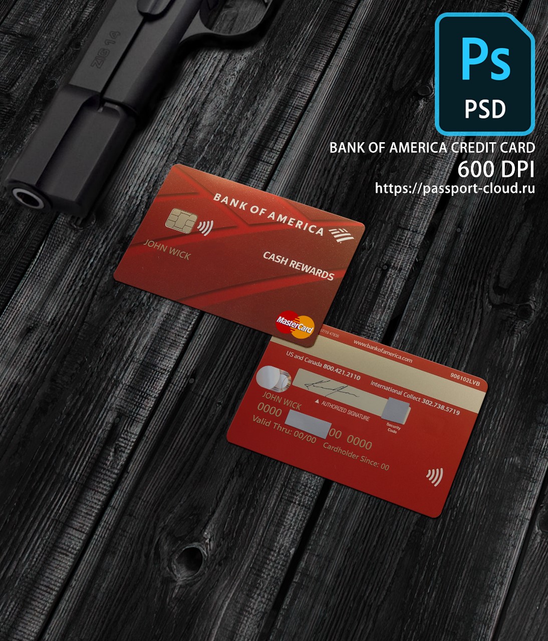 Bank of America Credit Card PSD