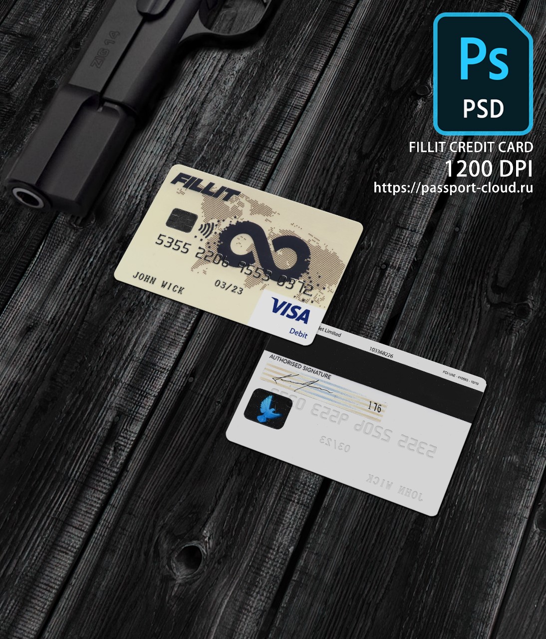 FILLIT Credit Card PSD