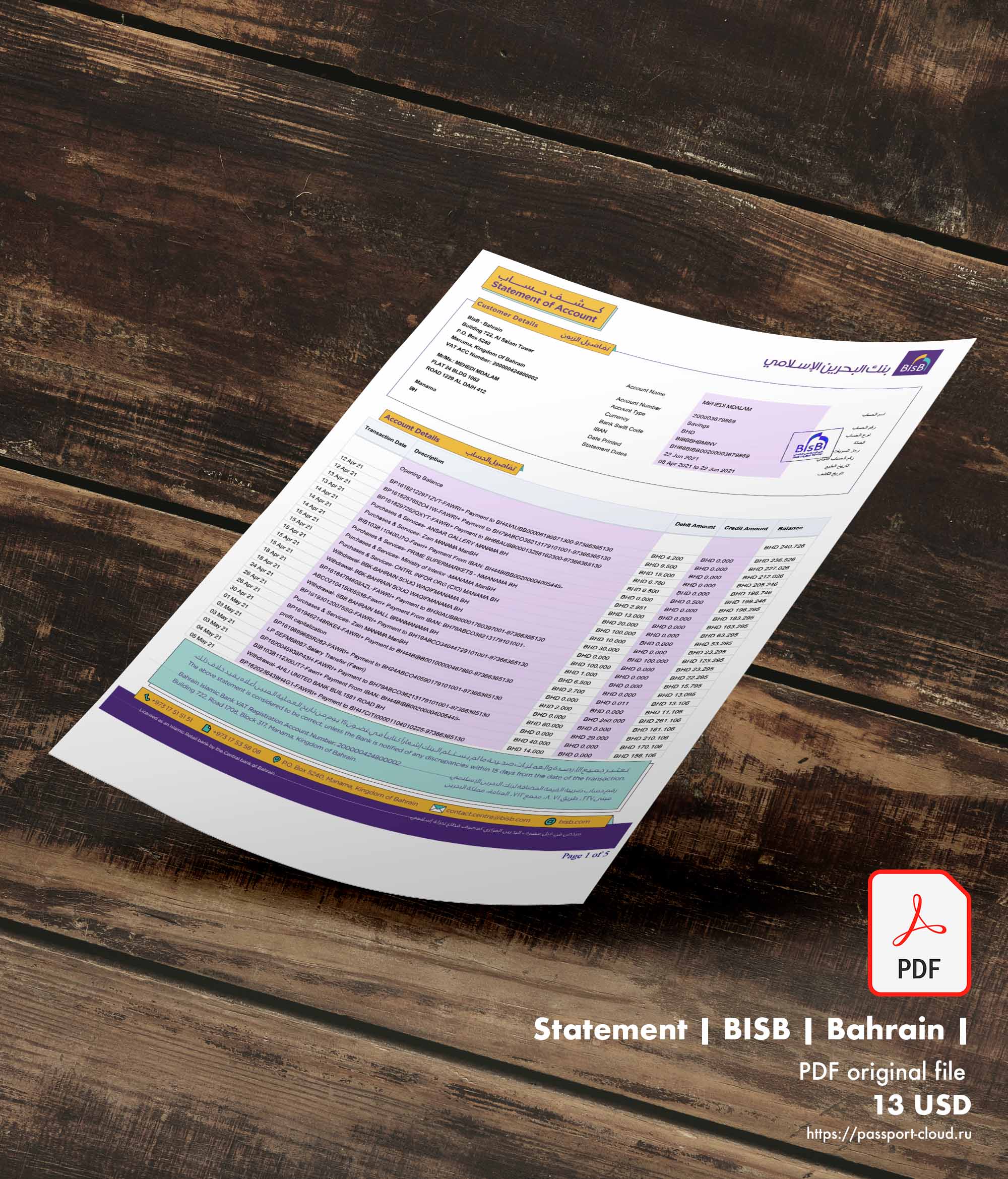 Statement | BISB | Bahrain |