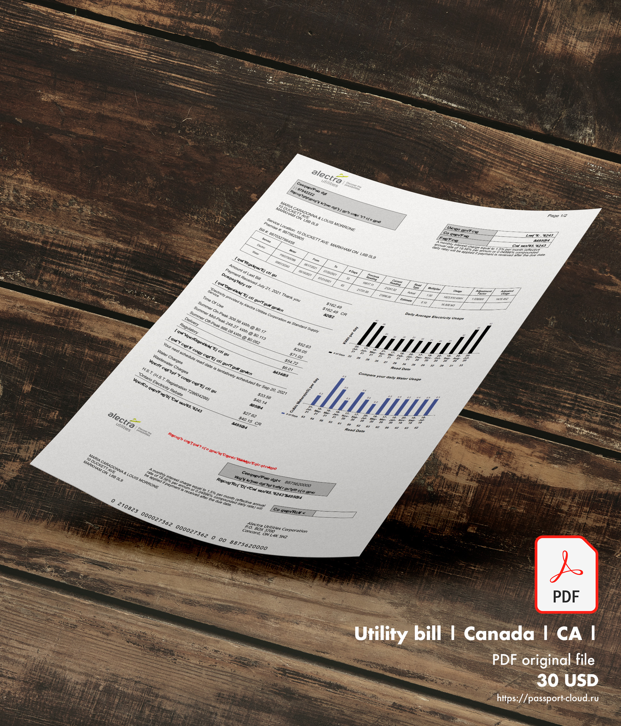 Utility bill | Canada