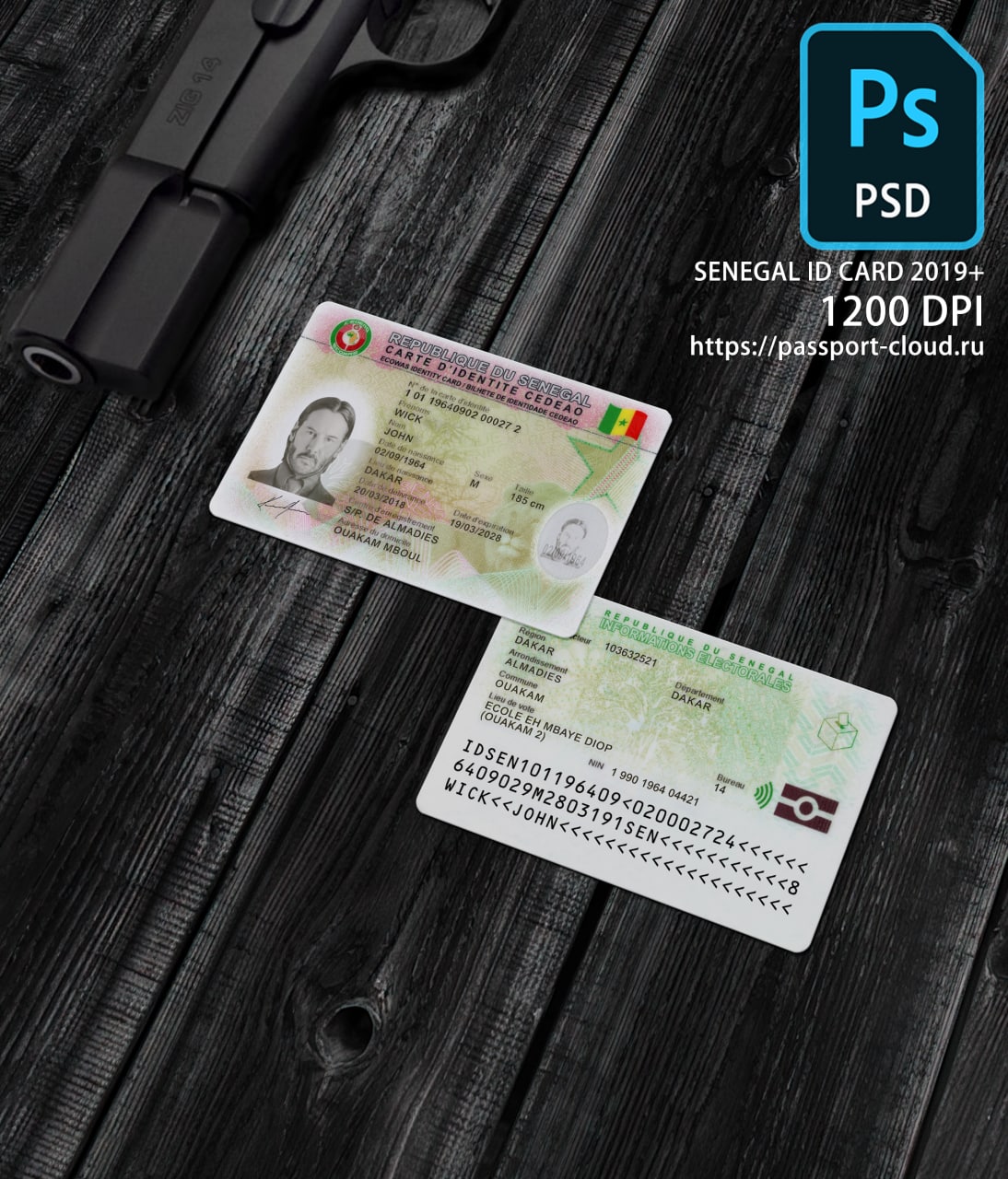 Senegal ID Card 2019+